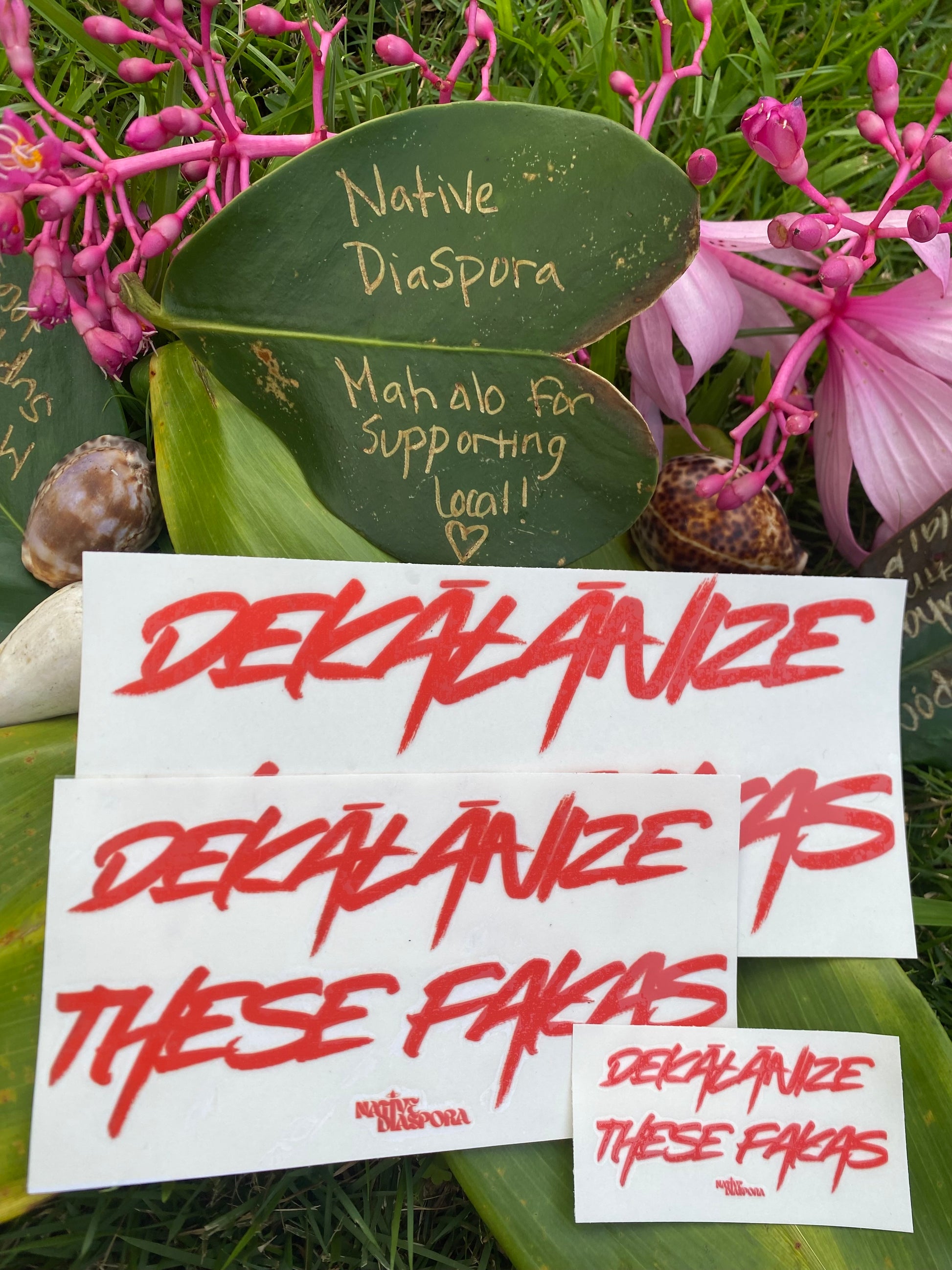 Dekālānize These Fakas Bumper Stickers