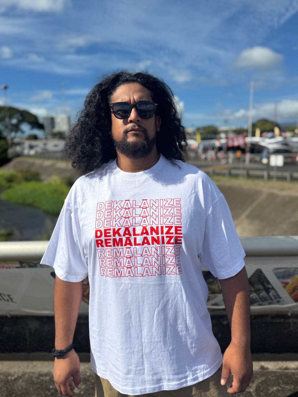 Dekālānize/Remālanize T-shirt (Discontinued- only up-cycled)