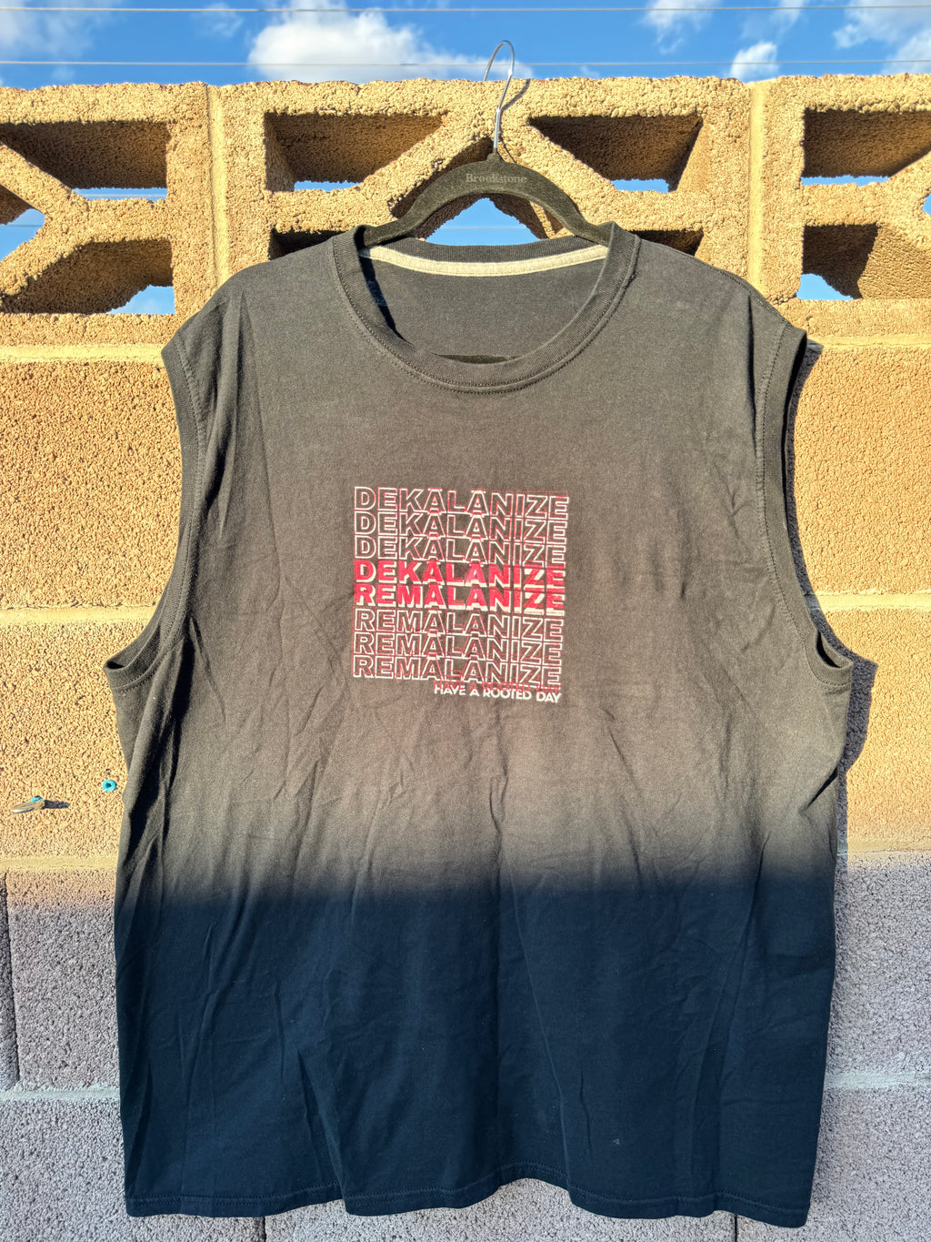 Up-cycled Muscle tee