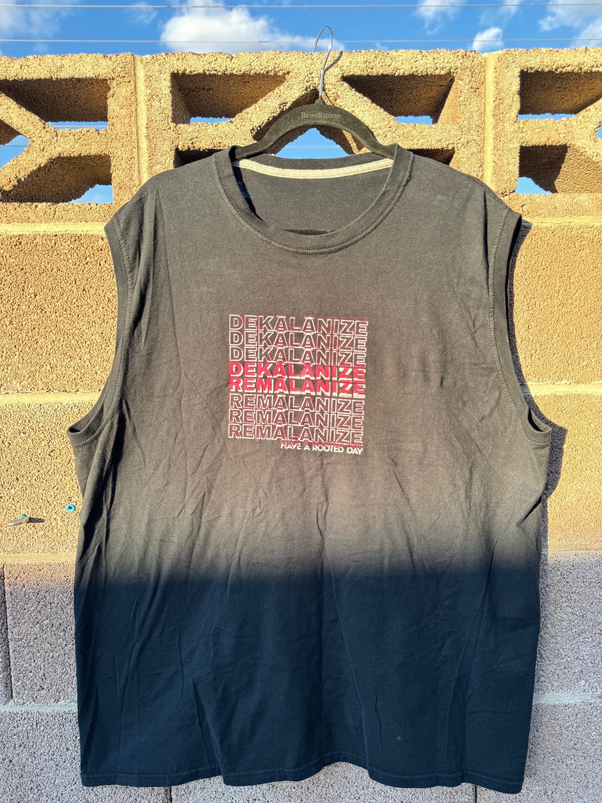 Up-cycled Muscle tee