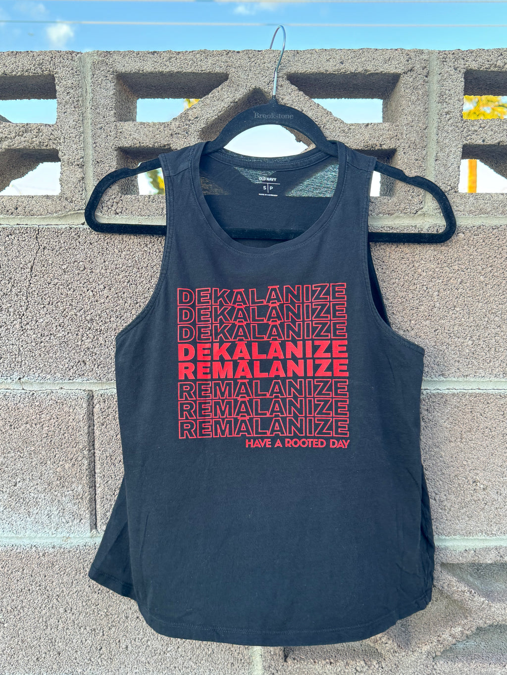 Up-cycled Muscle Top
