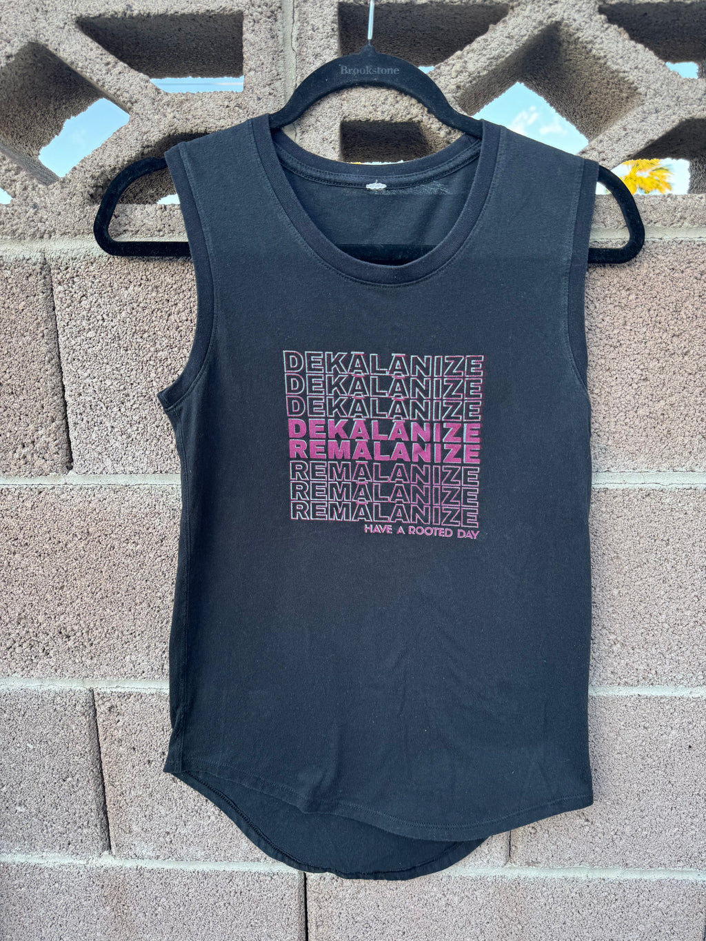 Up-cycled muscle shirt