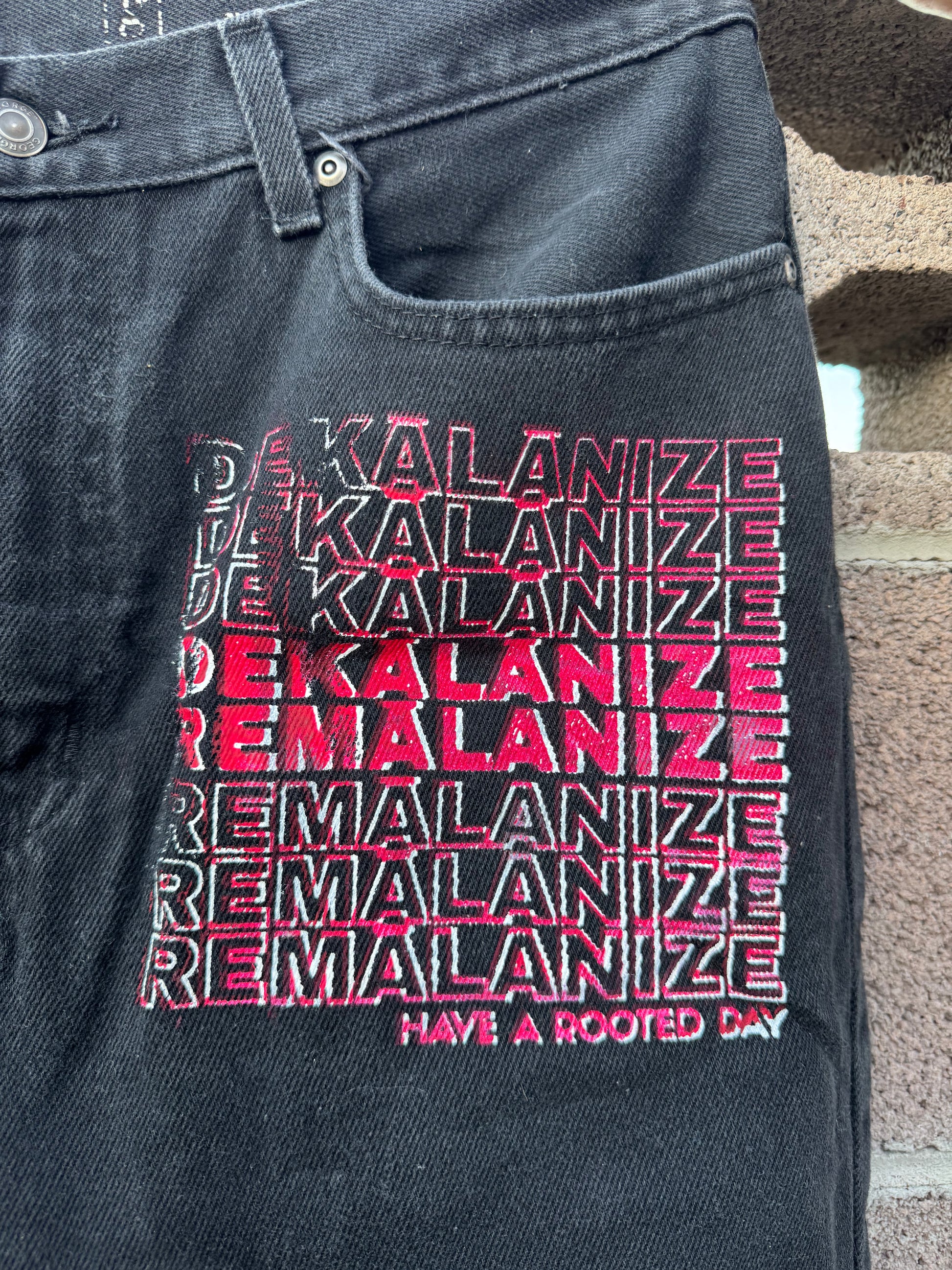 Up-cycled jeans