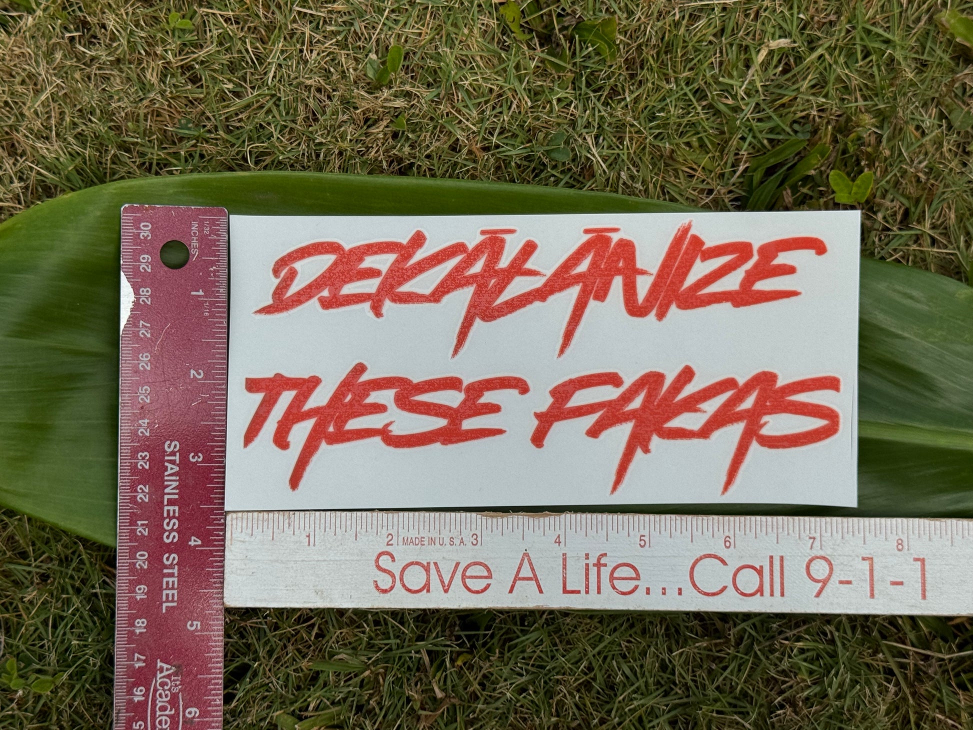 Dekālānize These Fakas: Water bottles, Laptops, Bumper Stickers. Various Sizes