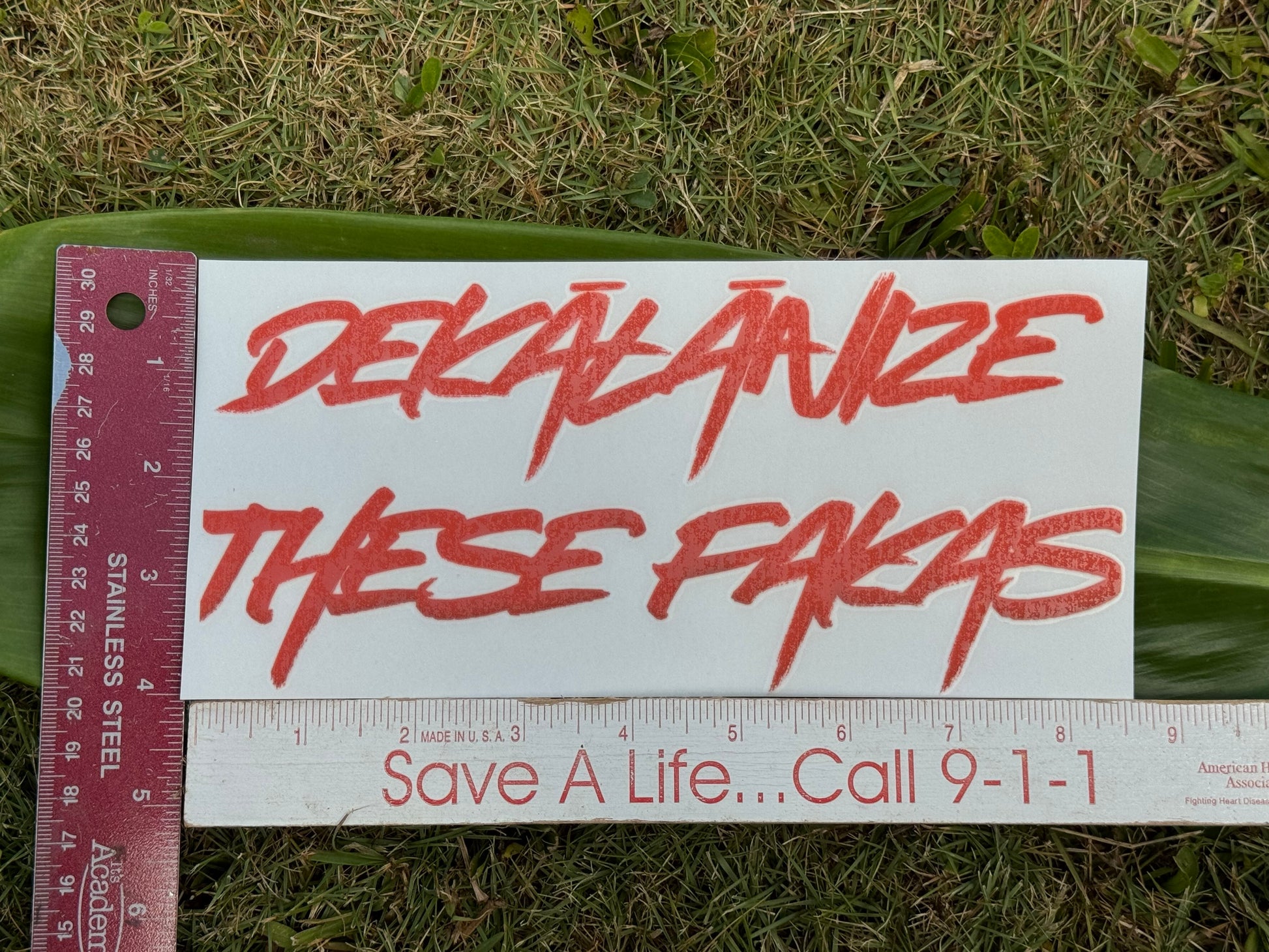 Dekālānize These Fakas: Water bottles, Laptops, Bumper Stickers. Various Sizes